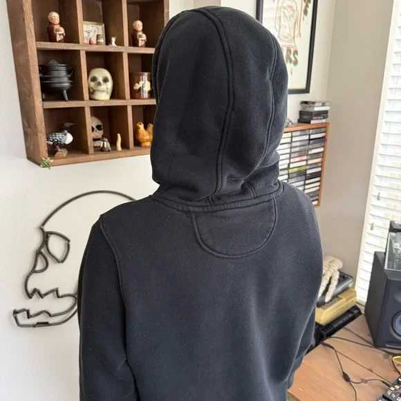 Carhartt Black Clarksburg Pullover Hooded Sweatshirt Hoodie 102790 001 ~ Size L - Picture 4 of 8